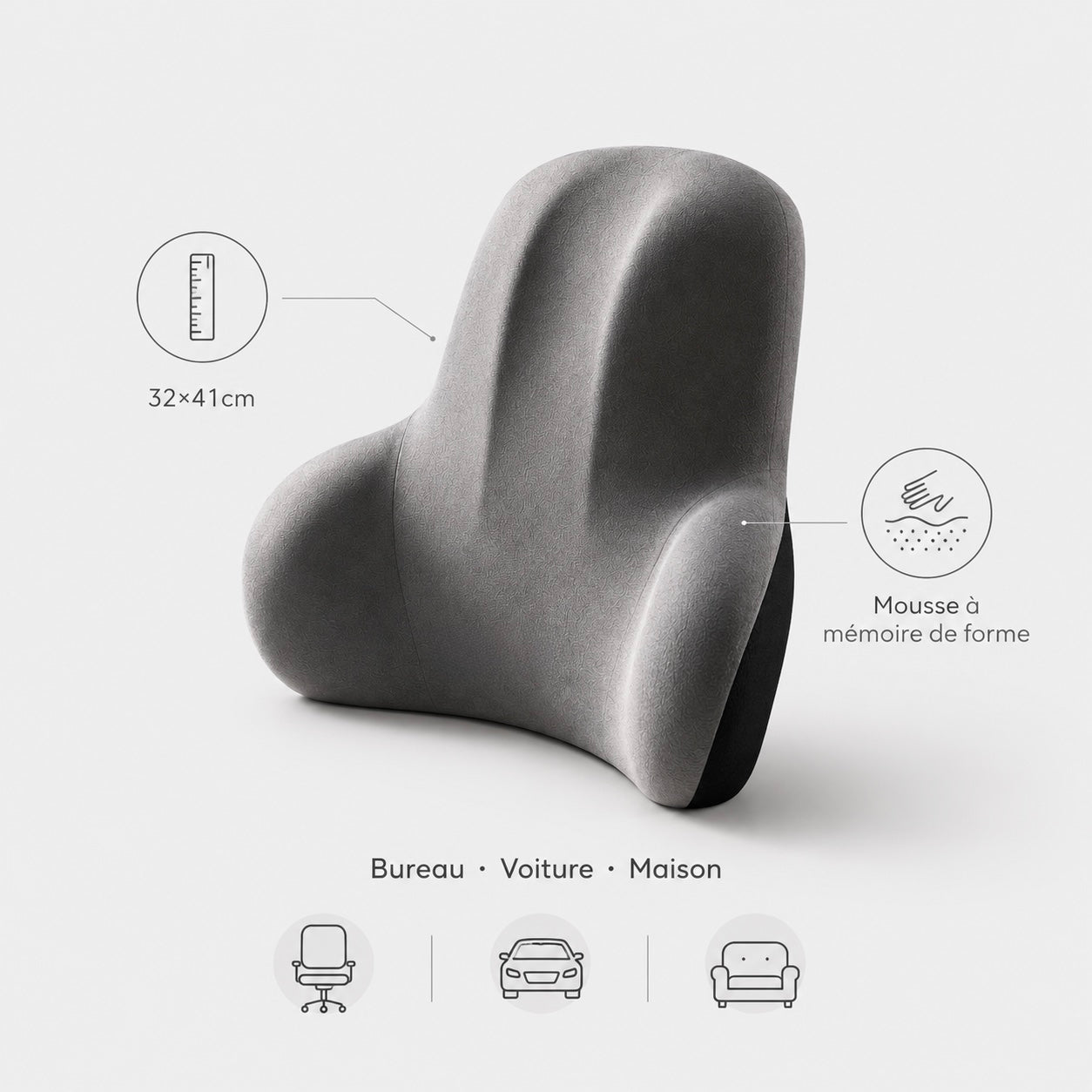 Coussin Ergonomique Mémoire de Forme